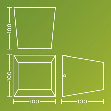 Philips Alix Wandlamp - UltraEfficient LED - Buitenlamp - 2x 4.3W - Warmwit licht; 2700K - Antraciet