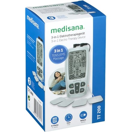 Medisana TT 200 – 3-in-1 elektrotherapie apparaat