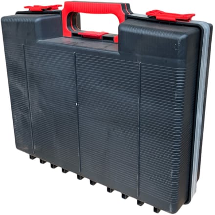 Dimartino Cargo Toolbox – Onderdeelendoos met 2 Lagen – 37 × 30 × 17 cm – Inclusief Assortiment