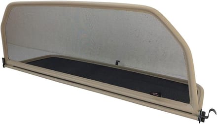Windscherm Cabrio - Winddeflector Auto - Comfortabel Rijden - Universele Montage - Beige