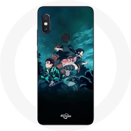 Coque - Demon Slayer - Xiaomi Redmi Note 5 Pro - Souple - Noir - Protection téléphone