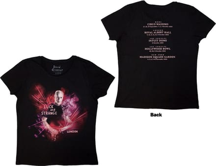 David Gilmour - Luck & Strange London Dames T-shirt - M - Zwart