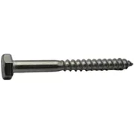 Sencys Houtdraadbout M6x60mm Per 4 R.v.s.