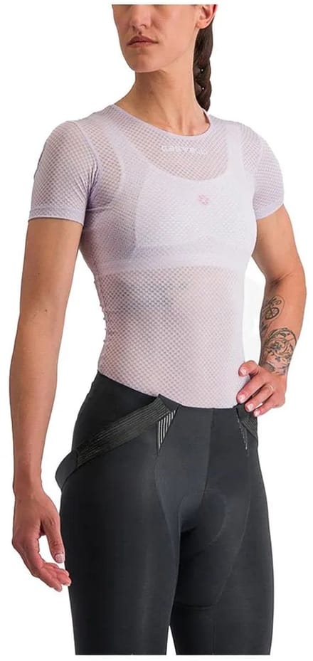 Castelli Pro Mesh Korte Mouwen Basislaag Paars S Vrouw