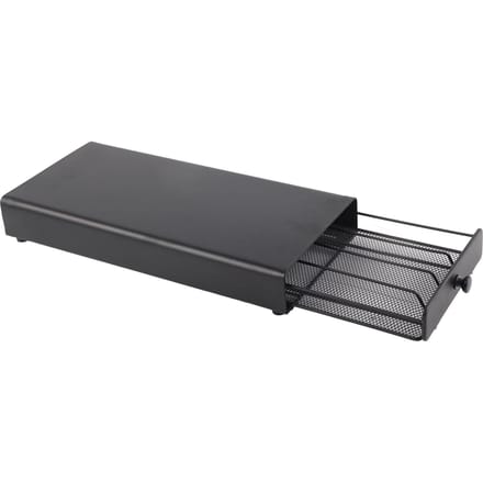 Koffiepad Opberglade Compacte Pad Capsule Houder Stofdicht Koffiecapsule Lade Ruimtebesparend L gray