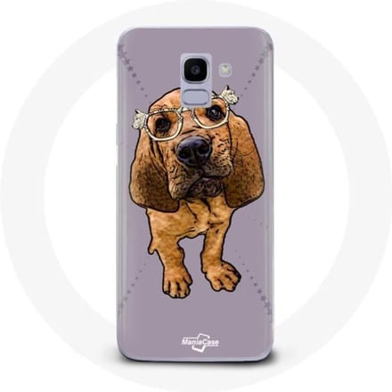Coque pour Samsung Galaxy A6 2018 Beagle Race de chiens dessin Animé