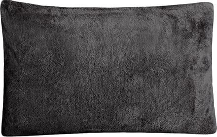 Decoware® Teddy Fleece Kussensloop - Antraciet - 60x70 cm - Per Stuk - Extra Zacht en Warm