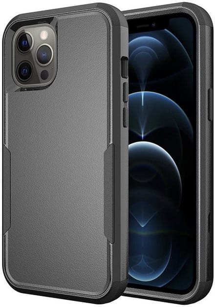 Shockproof Hoesje geschikt voor iPhone 16 Pro Max - Mobiq Layered Armor Case geschikt voor iPhone 16 Pro Max