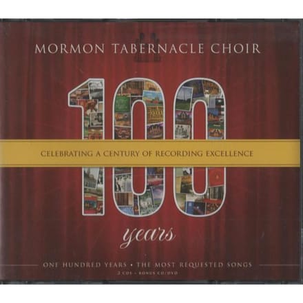 CD MORMON TABERNACLE CHOIR - 100: Viering van een Eeuw van Recor SKU5038092 Mormon Tabernakel 2010 VS Klassiek Gebruikt gray