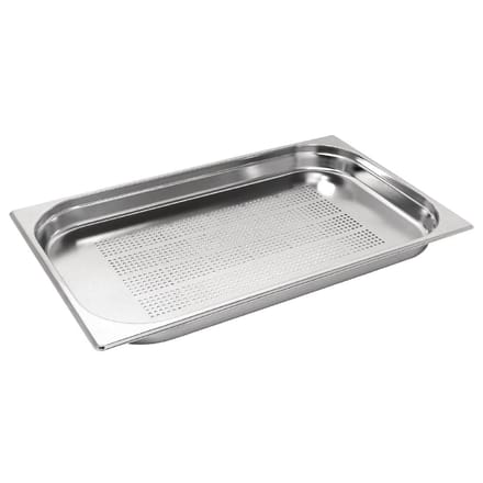 Vogue RVS geperforeerde 1/1 gastronormbak 40 mm