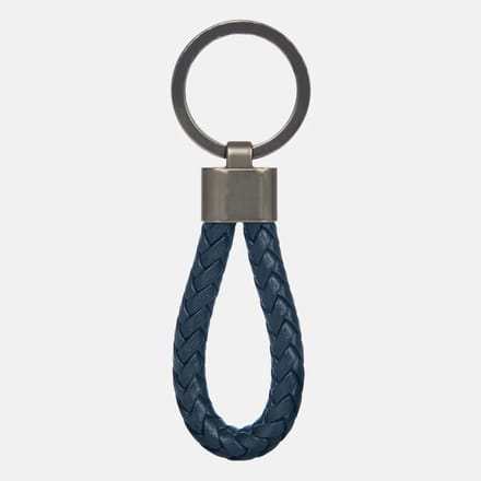 Porsche Design sleutelhanger leer dark blue