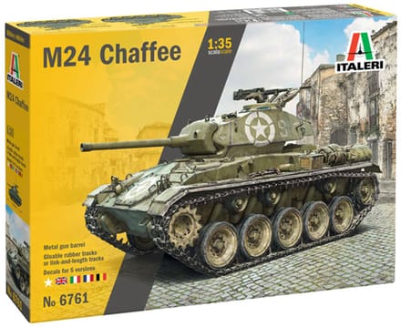 Italeri Modelbouwpakket Militaire voertuigen - 6761 M24 -Chaffee- - Lichte verkenningstank Plastic - 1:35 - Modelbouw