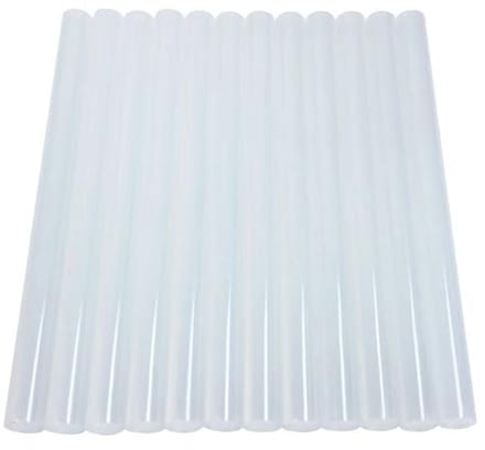 Lijmpatronen 12 stuks 11 mm x 150 mm voor lijmpistool - Transparant