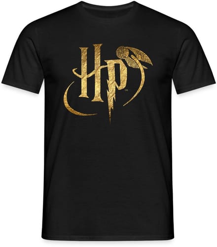 Harry Potter Logo HP T-Shirt Heren