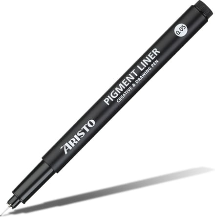 Aristo pigmentliner - Geo College - penpunt 0,05mm - zwart - AR-23515