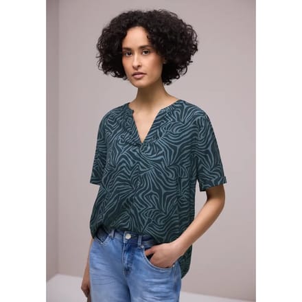 Blouse met omslag