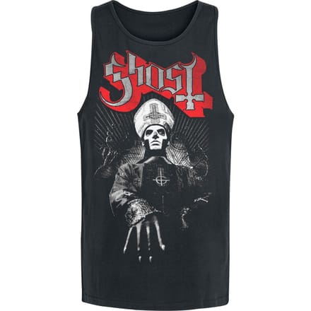 Ghost Tanktop - Ring Photo - S tot XL - voor Mannen - zwart