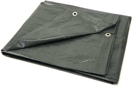 GEKO Extra dikke dekzeil - 2x4m - Grijs - 120gsm