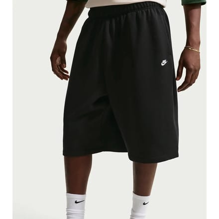 Nike Club Oversize Korte Broek Zwart K010