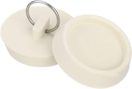 Badstop Set - Afvoer Stopper - Douche & Bad - Waterdicht & Lekvrij - 45-47.5 mm - Wit