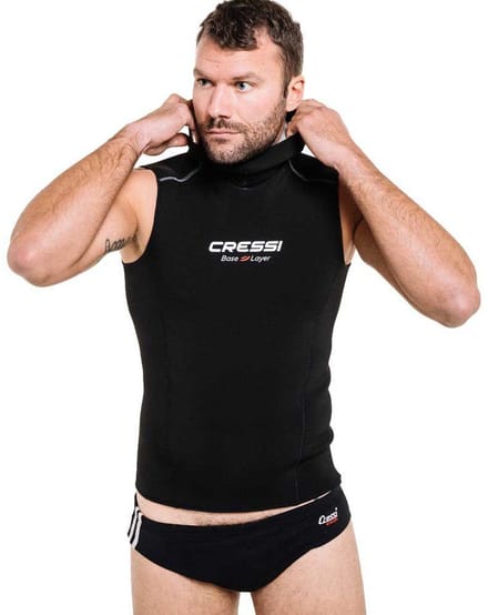 Cressi Logo Thermisch Vest 5 Mm Zwart M Man