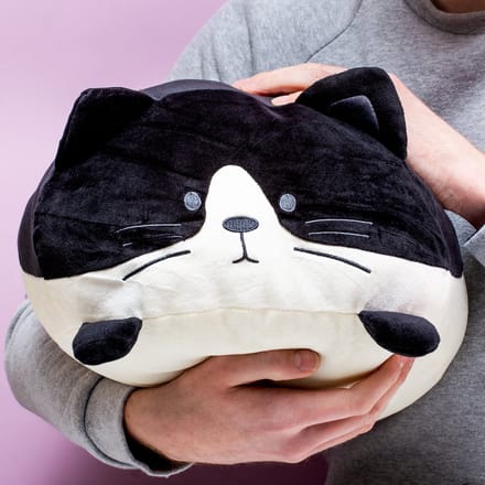 CUSCINO KITTY BIANCO NERO BALVI