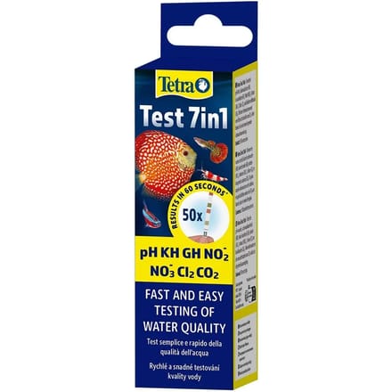 Tetra Aquarium teststrips 7-in-1 voor waterwaarden | 50 teststrips
