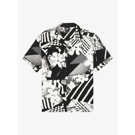 Quiksilver Safe Paradise Overhemd Met Korte Mouwen Grijs L Man