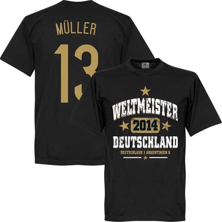 Duitsland Weltmeister Müller T-Shirt - S
