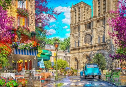 Bluebird Puzzle legpuzzel Notre Dame Afternoon - 1000 stukjes.