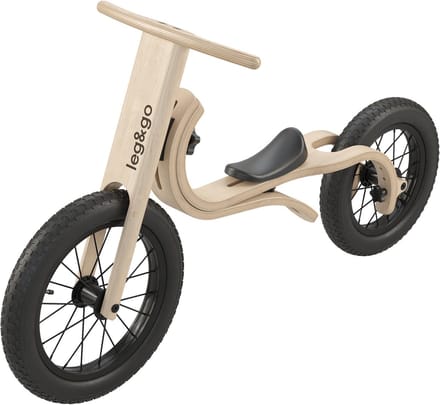 Leg&Go Houten Loopfiets - 3-in-1 voor 1-5 jaar - Lichtgewicht en Duurzaam