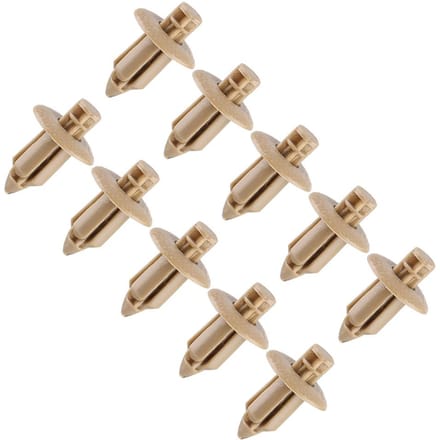 10 stuks Auto Deurpaneel Bekleding Clips Bevestigingsmiddel Klinknagel Clips beige