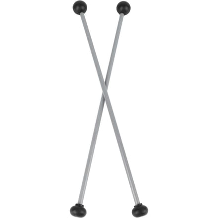 2 stuks Timpani Stok Silicoon Plastic Multifunctioneel Marimba Tongdrum Stok Timpani Stok gray