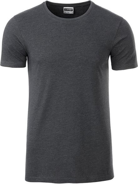 James and Nicholson - Heren Standaard T-Shirt (Grijs)