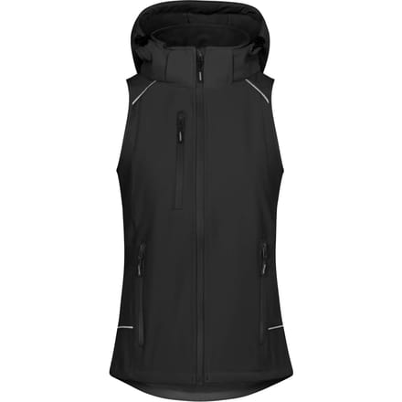 Dames softshell hoodie gilet Promodoro
