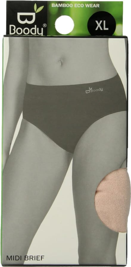 Boody - Bamboe Midi Brief - Nude / XL