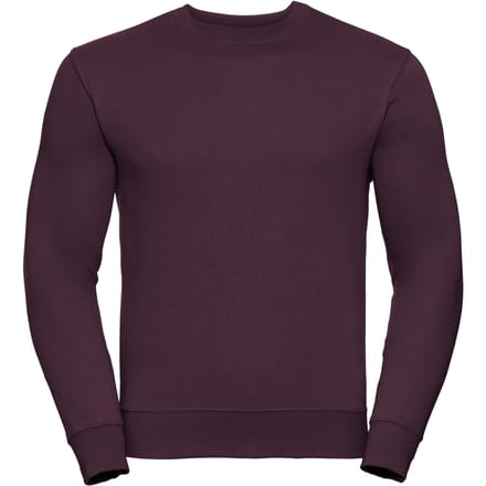 Russell Heren Authentieke Sweatshirt (Slimmer Cut) (Bourgondië)