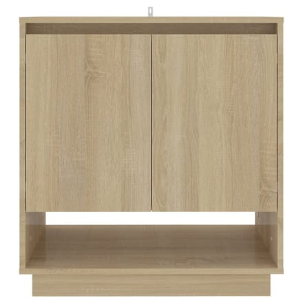vidaXL - Dressoir - 70x41x75 - cm - bewerkt - hout - sonoma - eikenkleurig