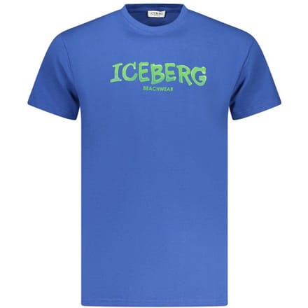 Ice Iceberg Bold Logo Blauw T-shirt