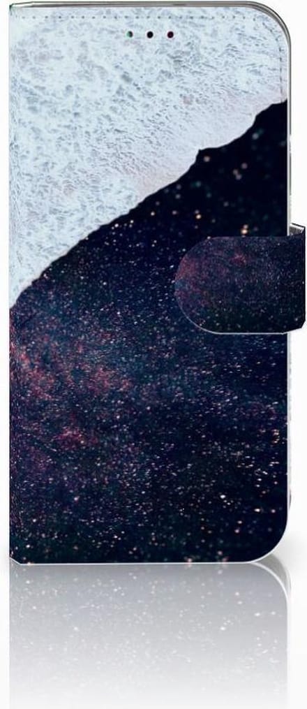 Samsung Galaxy A40 Book Case Sea in Space