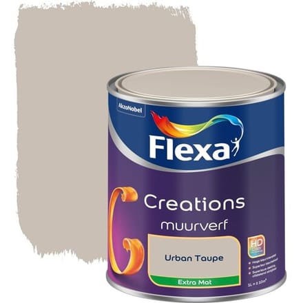 Flexa - Creations Muurverf Extra Mat - Urban Taupe - 1 L