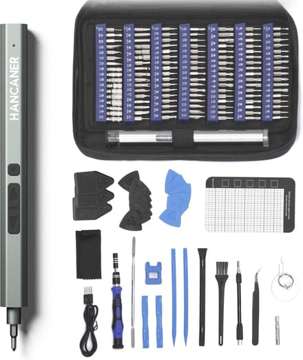 Draadloze Mini Elektrische Schroevendraaier 152-in-1 Set voor Precisie Onderhoud