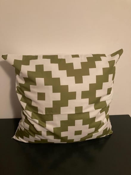 Nordic Geometry Collection Kussenhoes – Olive Green Edition - 45x45 cm