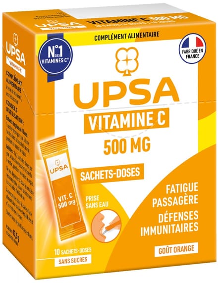 UPSA Vitamine C 500 mg 10 Zakjes