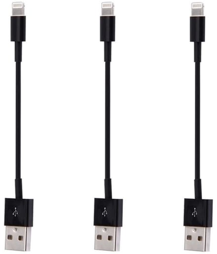 3 stuks OneOne 0,2m laadkabel. OneOne USB Lightning kabel met E75 chip. Oplaadkabel snoer past op Apple iPhone 12 Pro (Max), iPhone 13, iPhone 13 Mini, iPhone 13 Pro (Max), iPhone 14, iPhone 14 Plus, iPhone 14 Pro (Max)