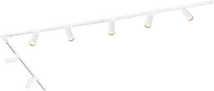 Ledvion - LED Railverlichting 3M + 7 Railspots (5W - 2700K - Wit - Dimbaar) - 1-Fase
