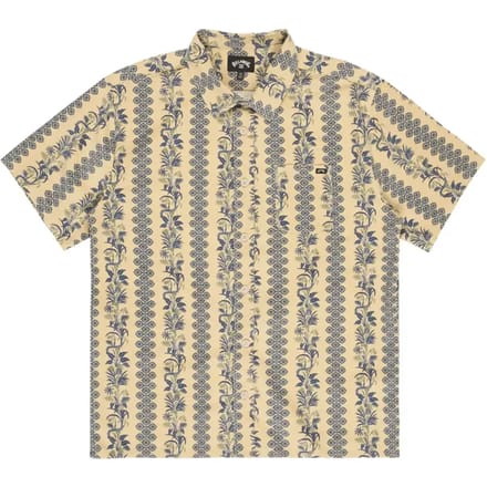 Billabong Solana Cord Overhemd Met Korte Mouwen Geel M Man