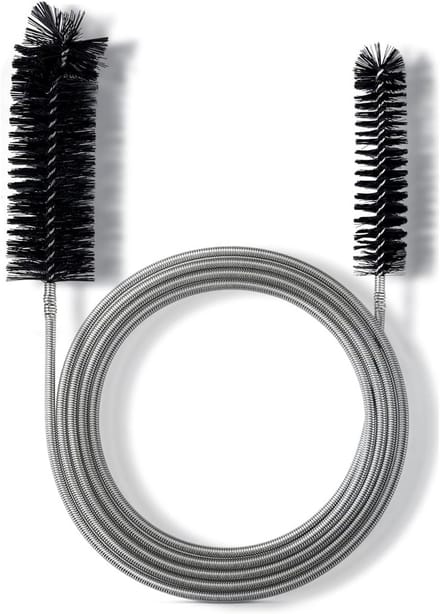 Flexibele Rioolontstopper Set RVS met Dubbele Roterende Nylon Borstels - 150 cm