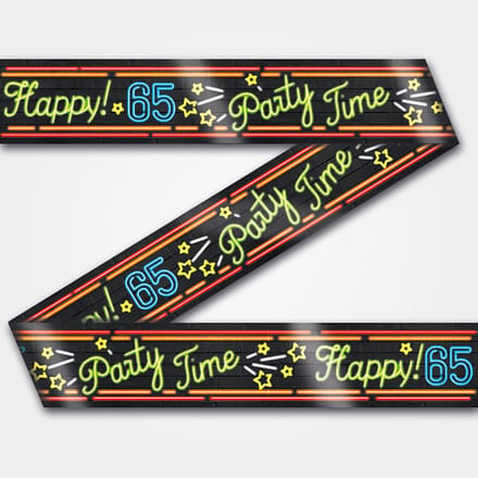 Paperdreams - Neon Party Tape - Happy 65 (12 m)