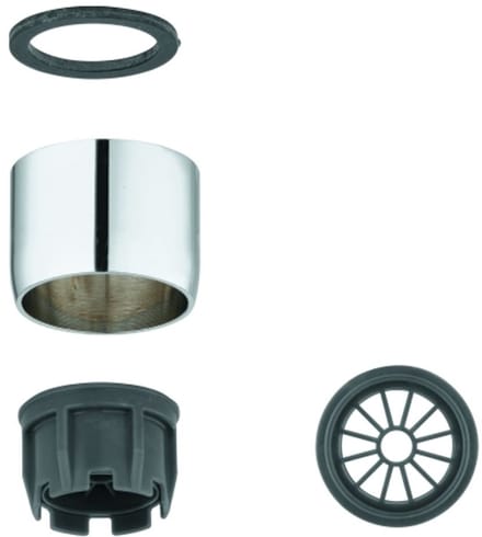 GROHE Straalregelaar 46163 v. open warmwaterbereiders M22x1 chroom, 46163000